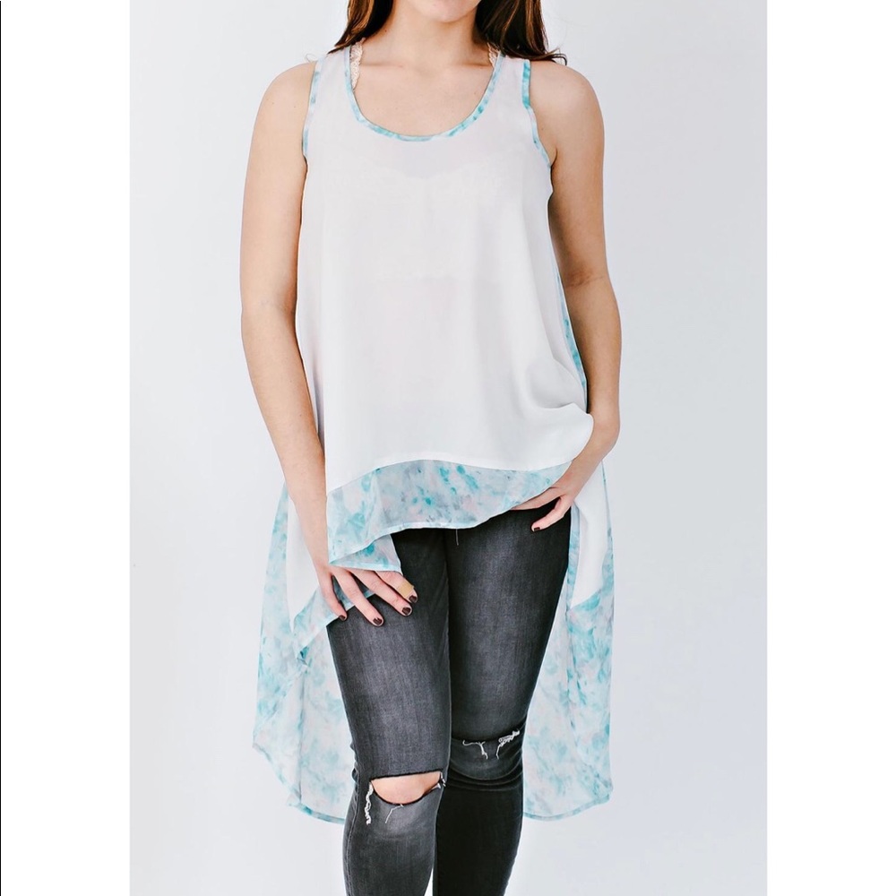 Ivy White High Low Top